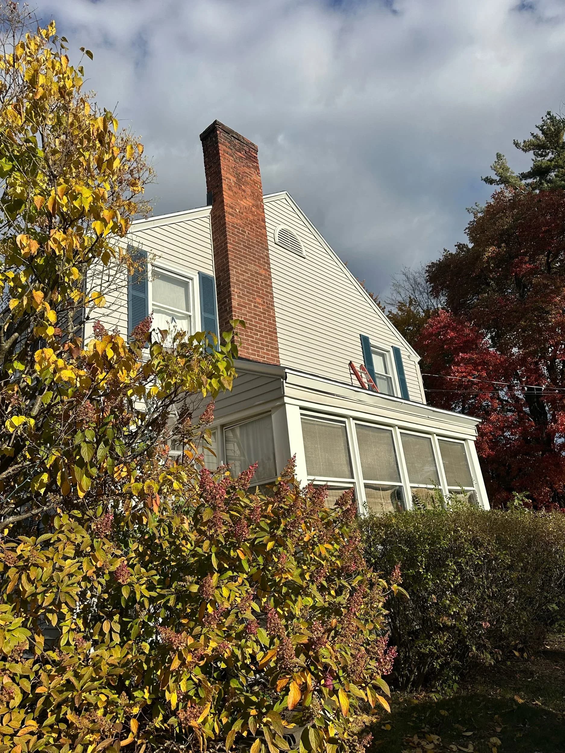 Dormer Roofline Brick Chimney Arched Attic Vent