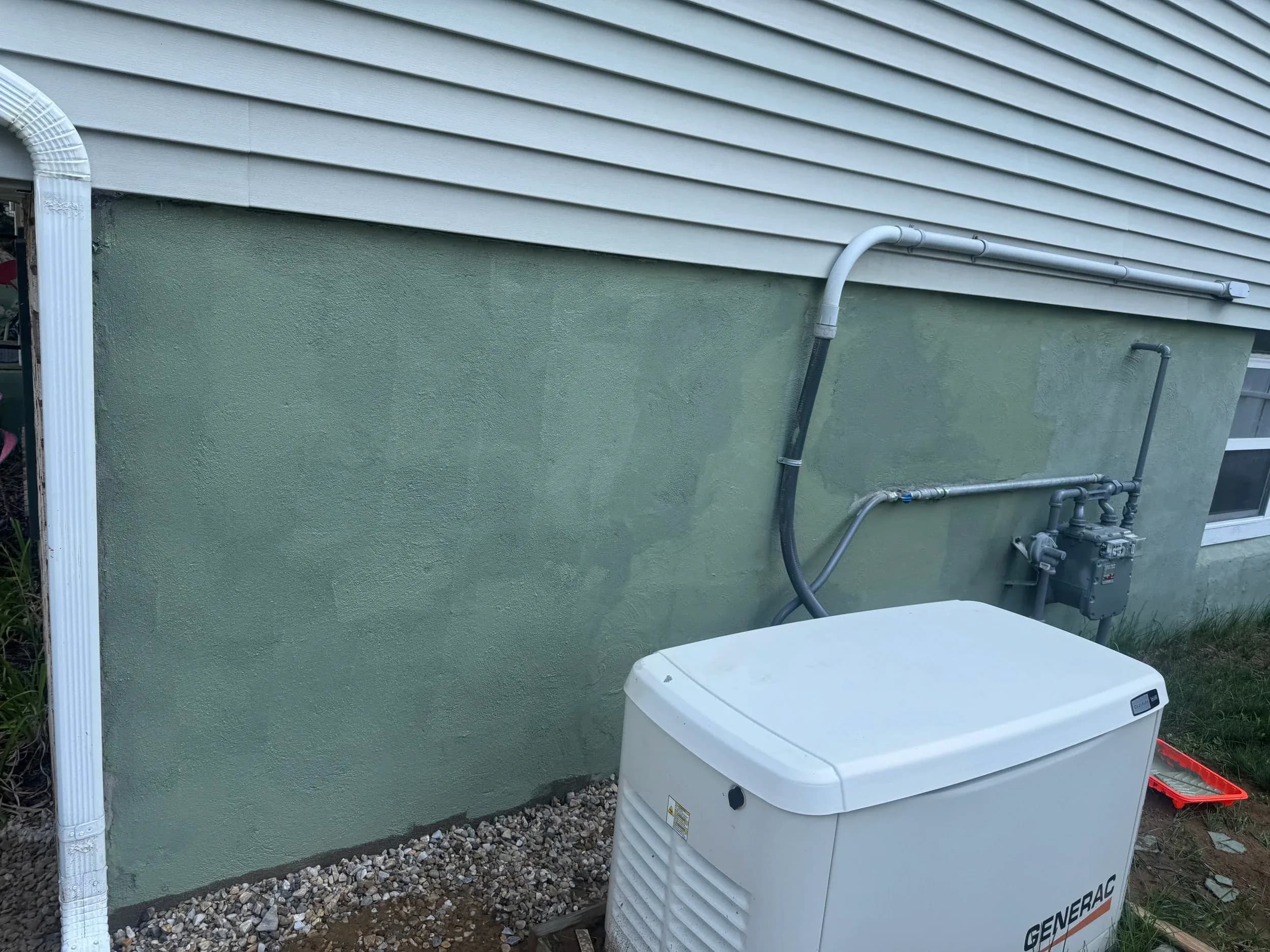 Generac Standby Generator Installation Gas Meter Hookup