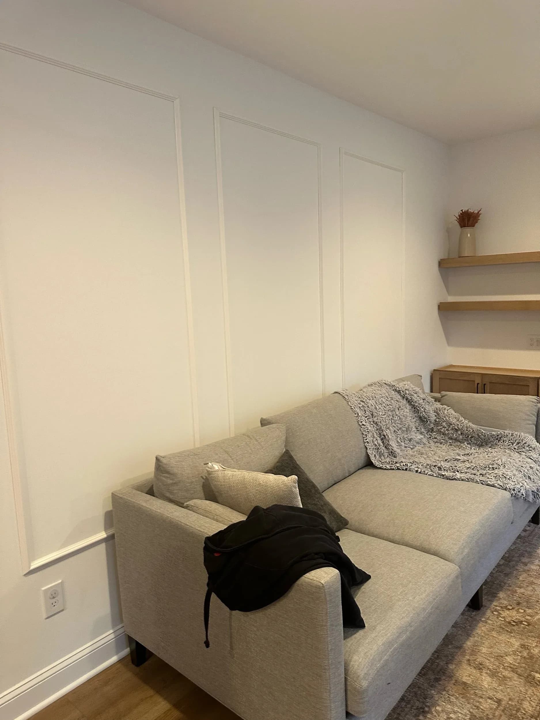 Living Room Board And Batten Wall Outlet