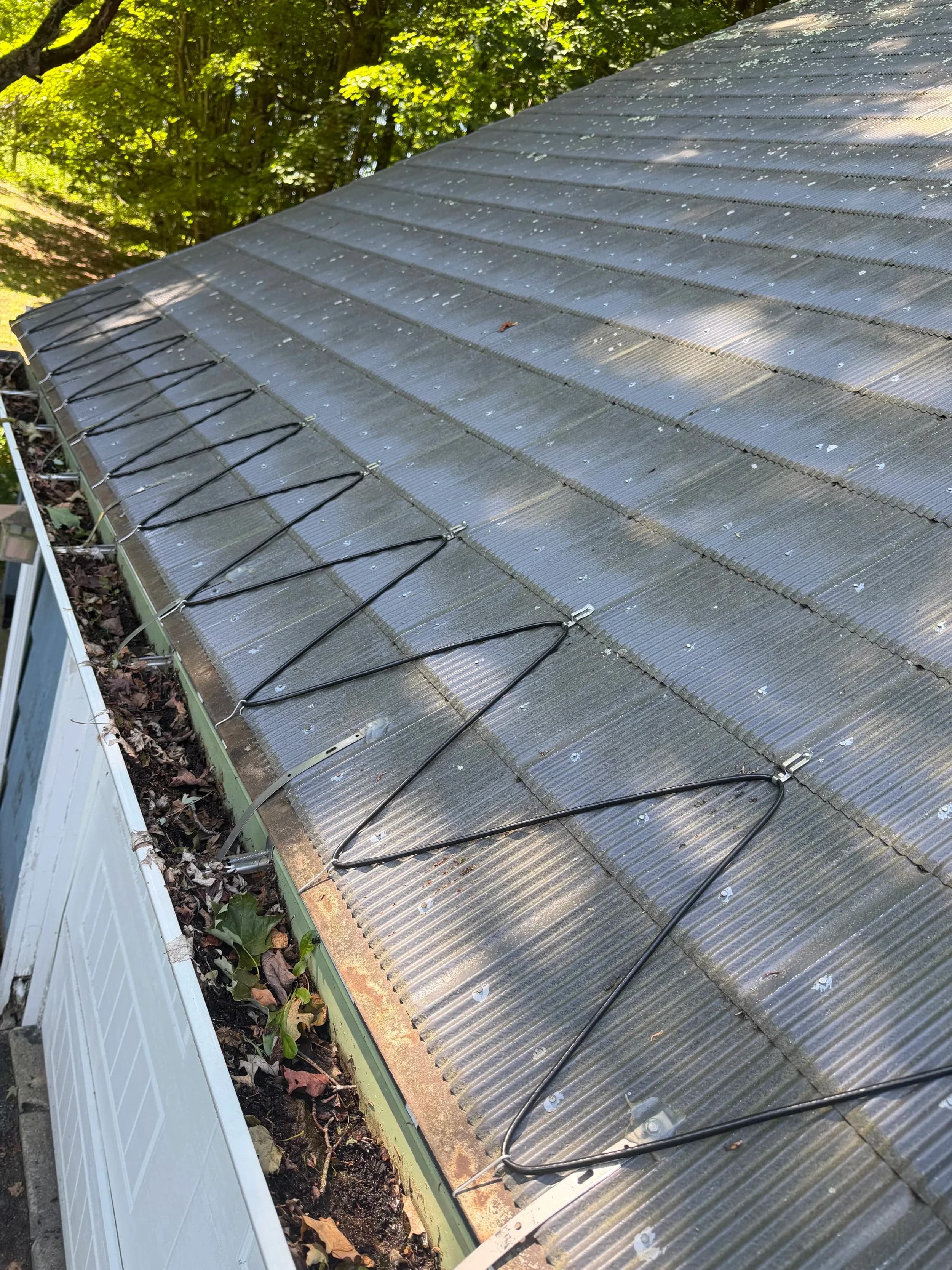 Metal Roof De Icing Heat Cable Wide View