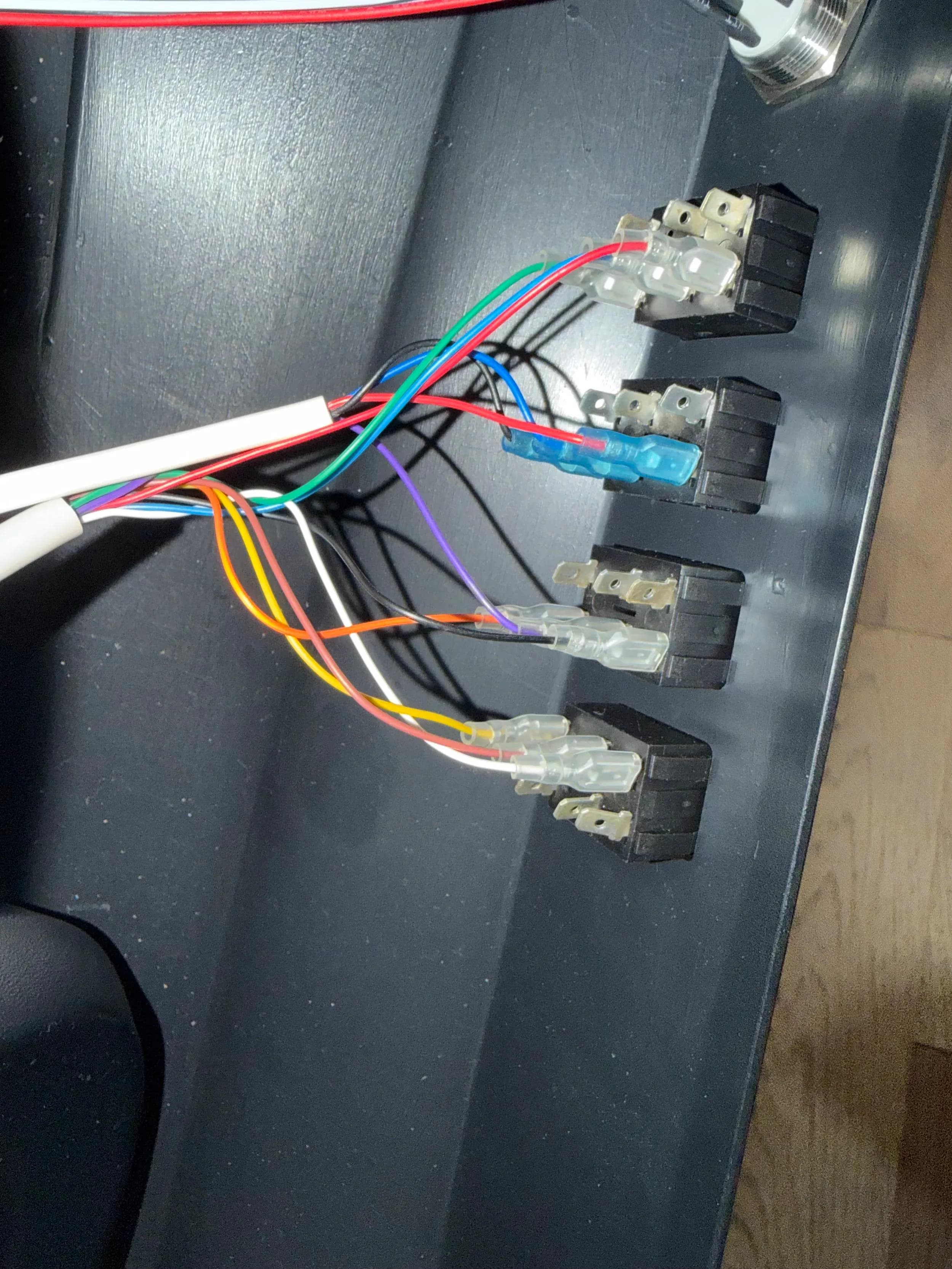 Multi Color Wire Harness Rocker Switch Panel Wiring