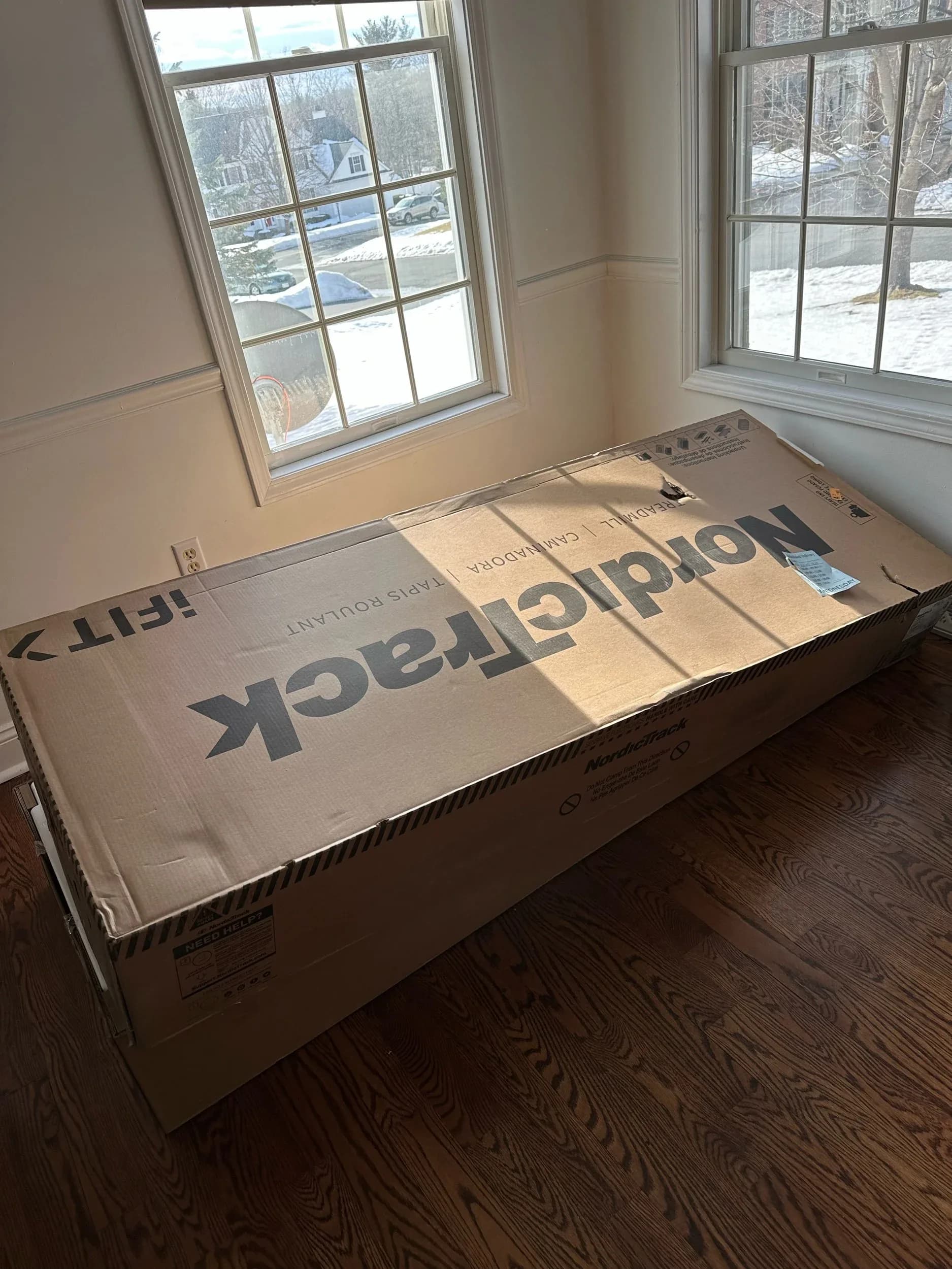 Nordictrack Treadmill Box Delivery In Home