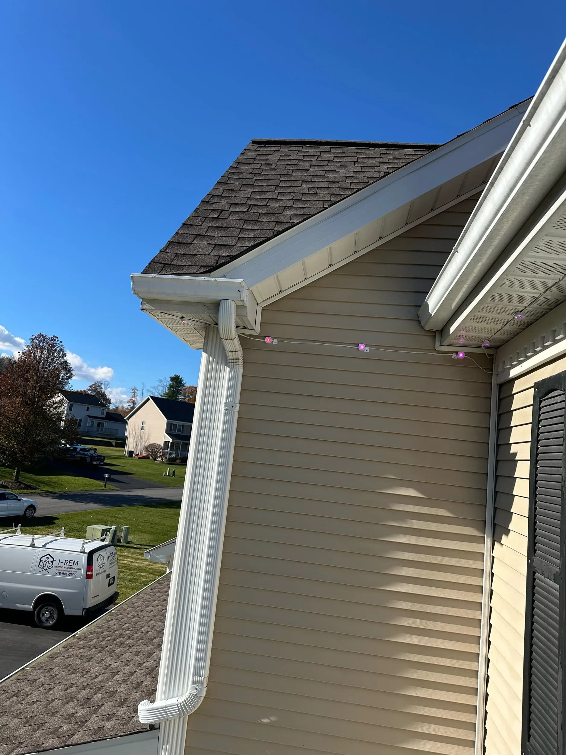 Permanent Accent Lighting Purple Install I-ReM Van