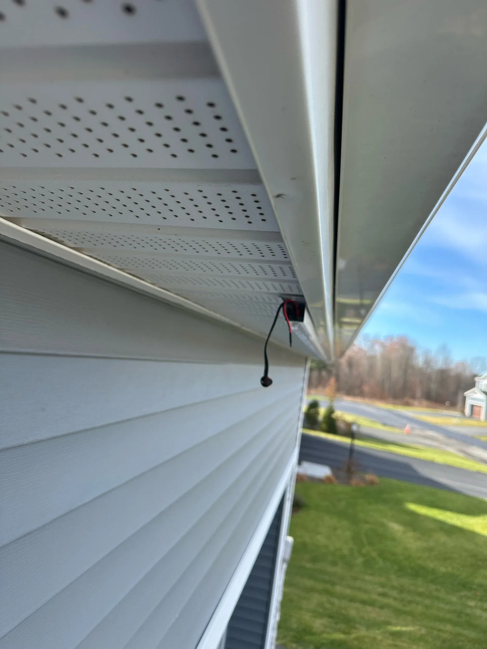 Soffit Wiring Outdoor Light Junction Gable Eave